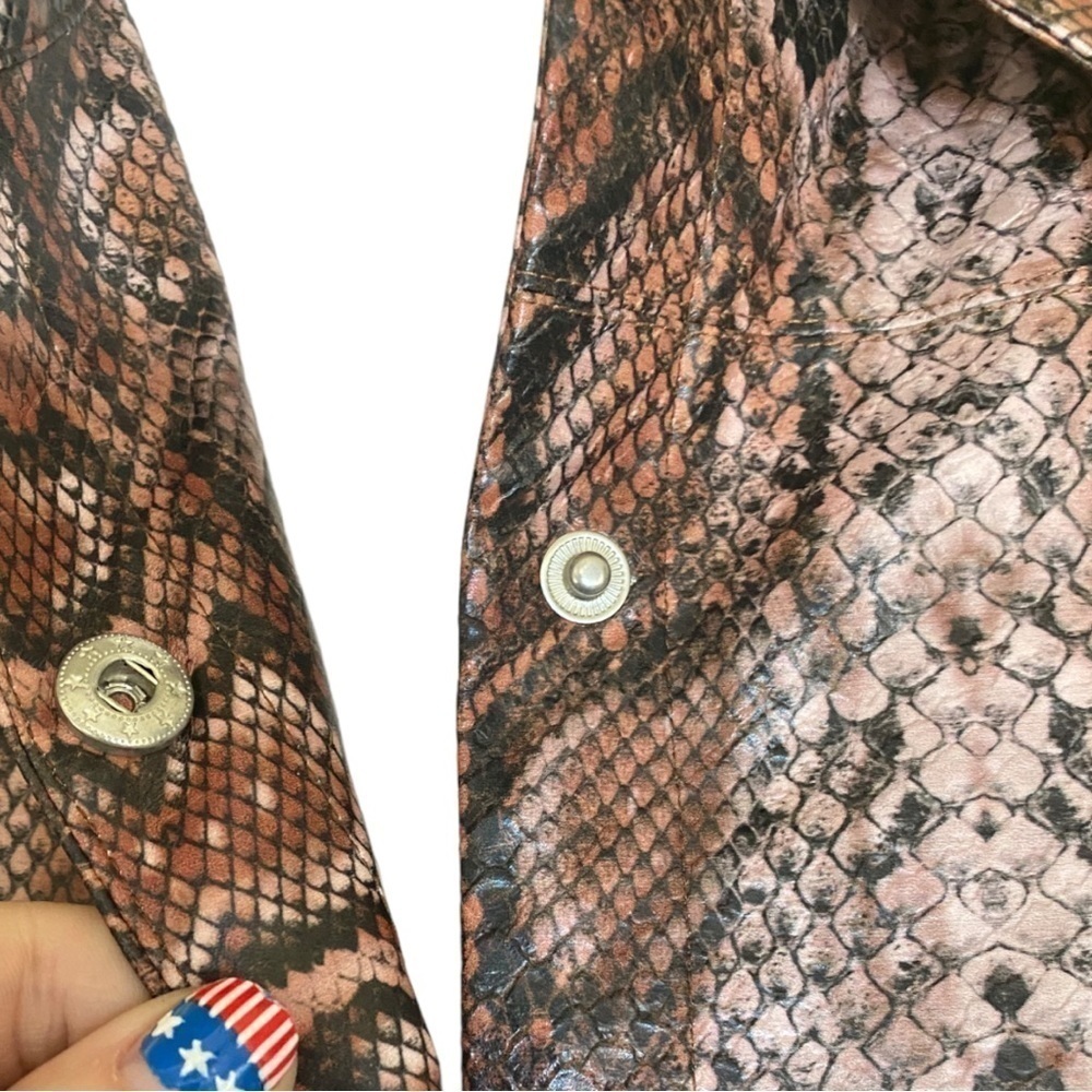 I.Am.Gia Snakeskin Print Coat Size XXS (0-2) - Picture 9 of 13